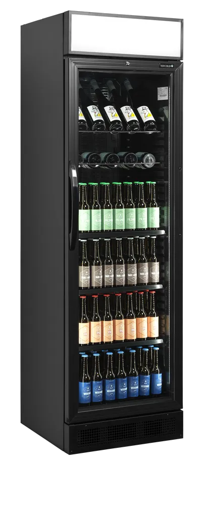 Chłodziarka ekspozycyjna Tefcold CEV425CP BLACK 3 Chłodziarka ekspozycyjna Tefcold CEV425CP BLACK - Image 3