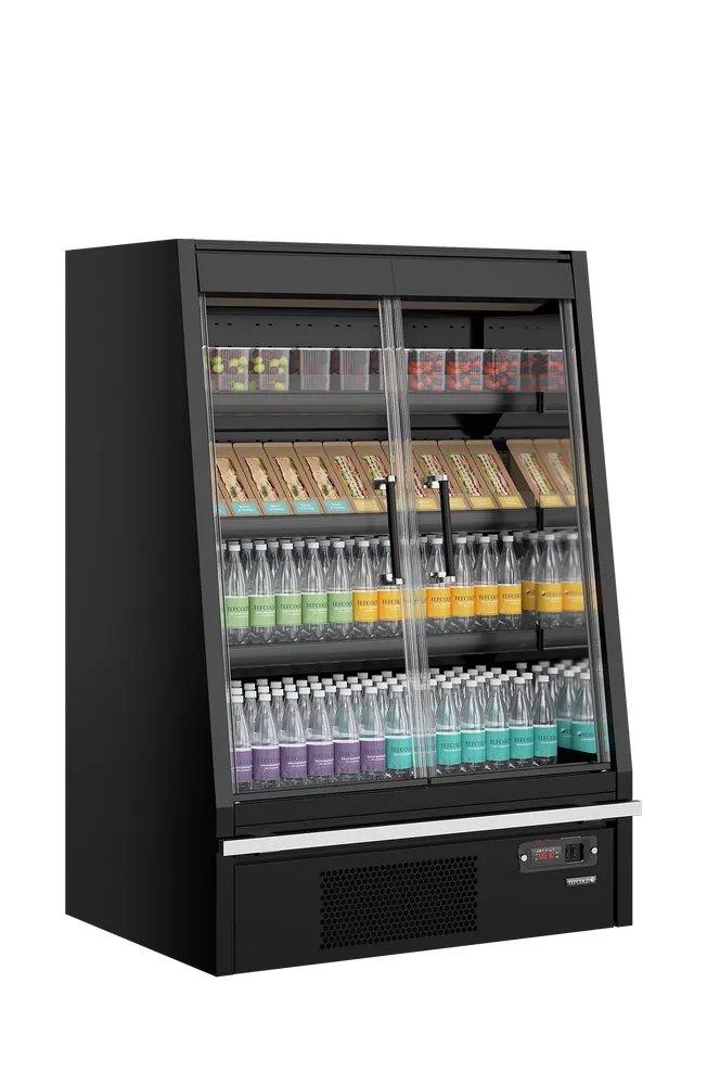 Chłodziarka ekspozycyjna Tefcold Galaxy+ GPL10FGD Black 4 Chłodziarka ekspozycyjna Tefcold Galaxy+ GPL10FGD Black - Image 4